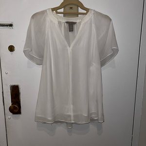 H&M flowy white work blouse - size S